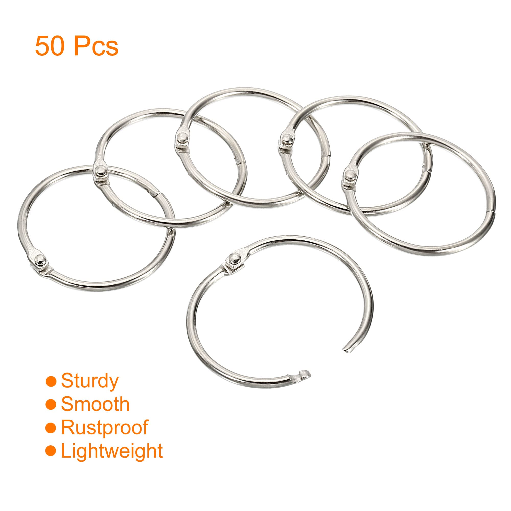 えりリンクル(๑•᎑•๑)値段交渉可能ページ Amazon | PATIKIL リング内径16mm バインダーリング 4個入り